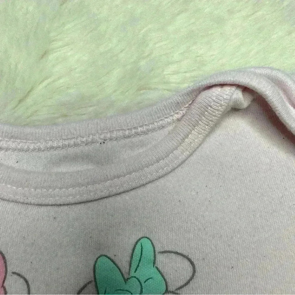 Disney Baby Onesie Light Pink Minnie Mouse Size Newborn - Picture 4 of 16